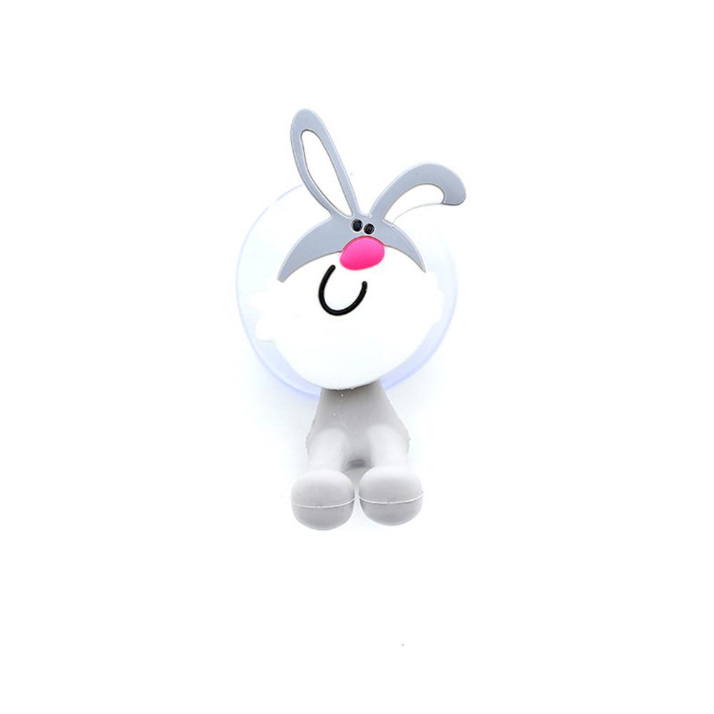 Novelty Cartoon Animal Toothbrush Holder Wall Mount Suction Cup Bathroom Organizer Fun and Practical Accessories