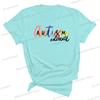 Autism Advocate Shirt Special Ed Gift Crew Neck Clothing Autism Awareness Graphic T Shirts Women Proud Mom Short Sleeve Tshirt