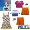 Originalgetreues One Piece Nami Cosplay-Kostüm für Damen, süße Anime-Kleidung für Halloween