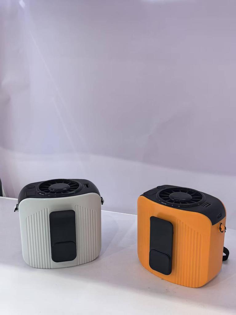 Portable High-Speed Hanging Waist Fan with Long Battery Life for Outdoor and Construction Use