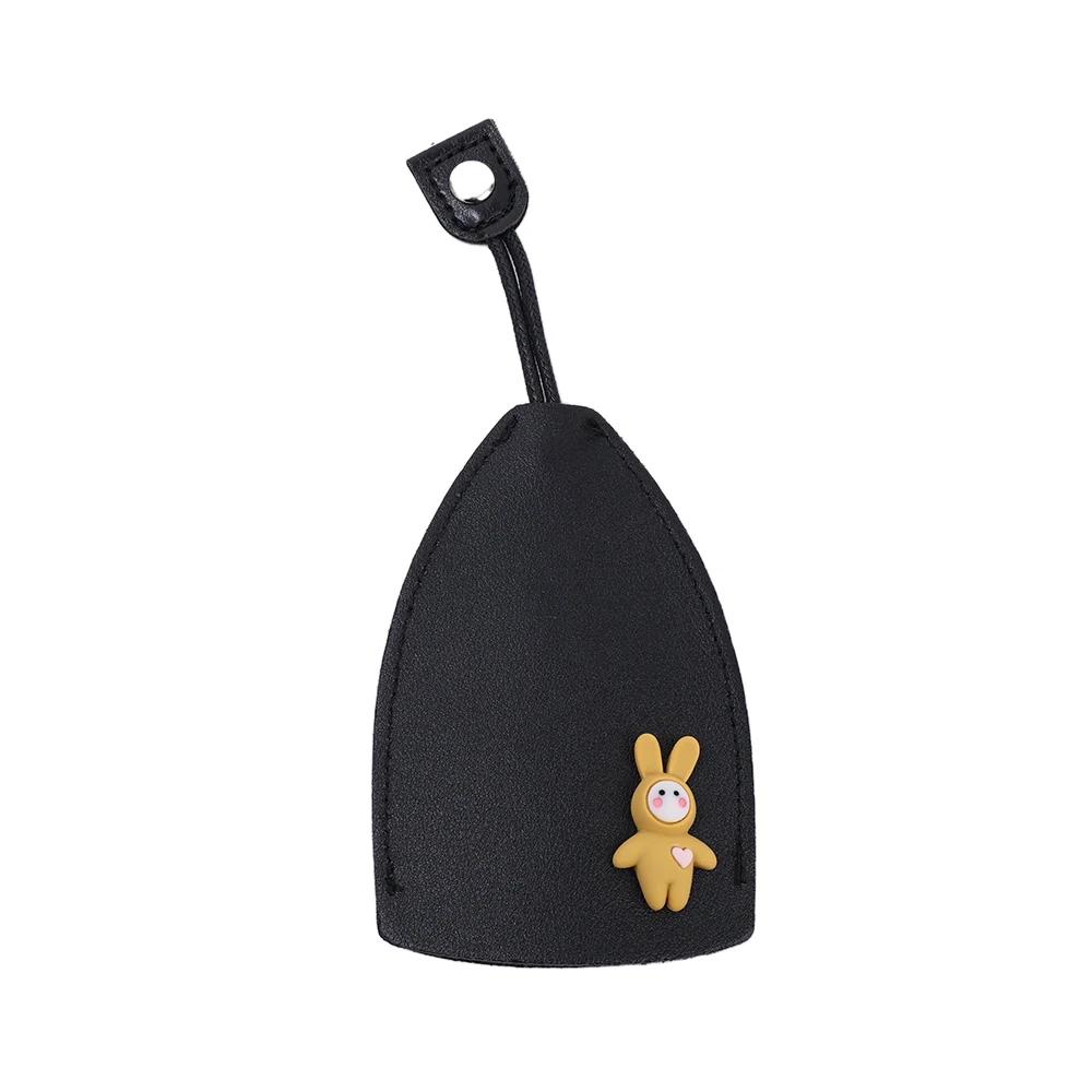 

Выдвижной чехол для автомобильного ключа с изображением кролика из мультфильма, унисекс, брелок, сумка, автоматическая, большой емкости, ключницы, чехол из искусственной кожи