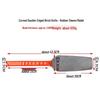 Double-Sided Brick Knife - Manganese Steel Trowel for Plastering, Cutting Bricks, and Wall Laying