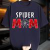 2026 new Spider Mom Web Print T Shirt Men Women Summer Cotton Oversized Tshirt Superhero Fan Gift High quality