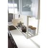 Yamazaki Under-Cabinet Storage Shelf with Plate, White, 3531
