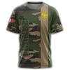 Funny French Flag Emblem Graphic T-shirt Men's Camouflage T-Shirts Summer Casual Loose Short Sleeves Men's and Women's Tees Top