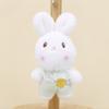 Cute Rabbit Key Holder Plush Ornament Short Plush Stuffed Toy For Gifting And Decor