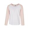 Urban Classics Girls Contrast Raglan Long-Sleeved T-Shirt
