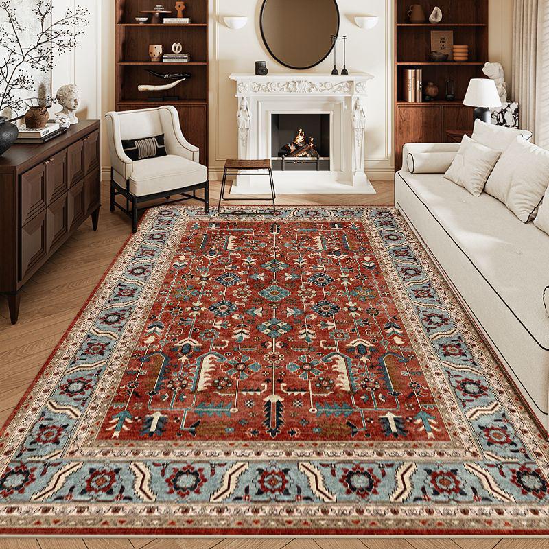 Bohemian Style Rugs for Bedroom Large Carpet Living Room Decoration Retro Carpet Fluffy Soft Lounge Floor Mat Thickend Plush Rug
