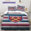 WHUFC Logo  Bedding Quilt Set Quilt Cover Pillowcase Home Decoration Birthday Gift (1 * Duvet Cover + 2 * Pillowcase, Without Core)