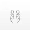 Punk Goth Hip Hop Irregular Thorn Dangle Drop Earrings Cool For Women Men Earrings Charms  Jewelry Y2K Ins Gift