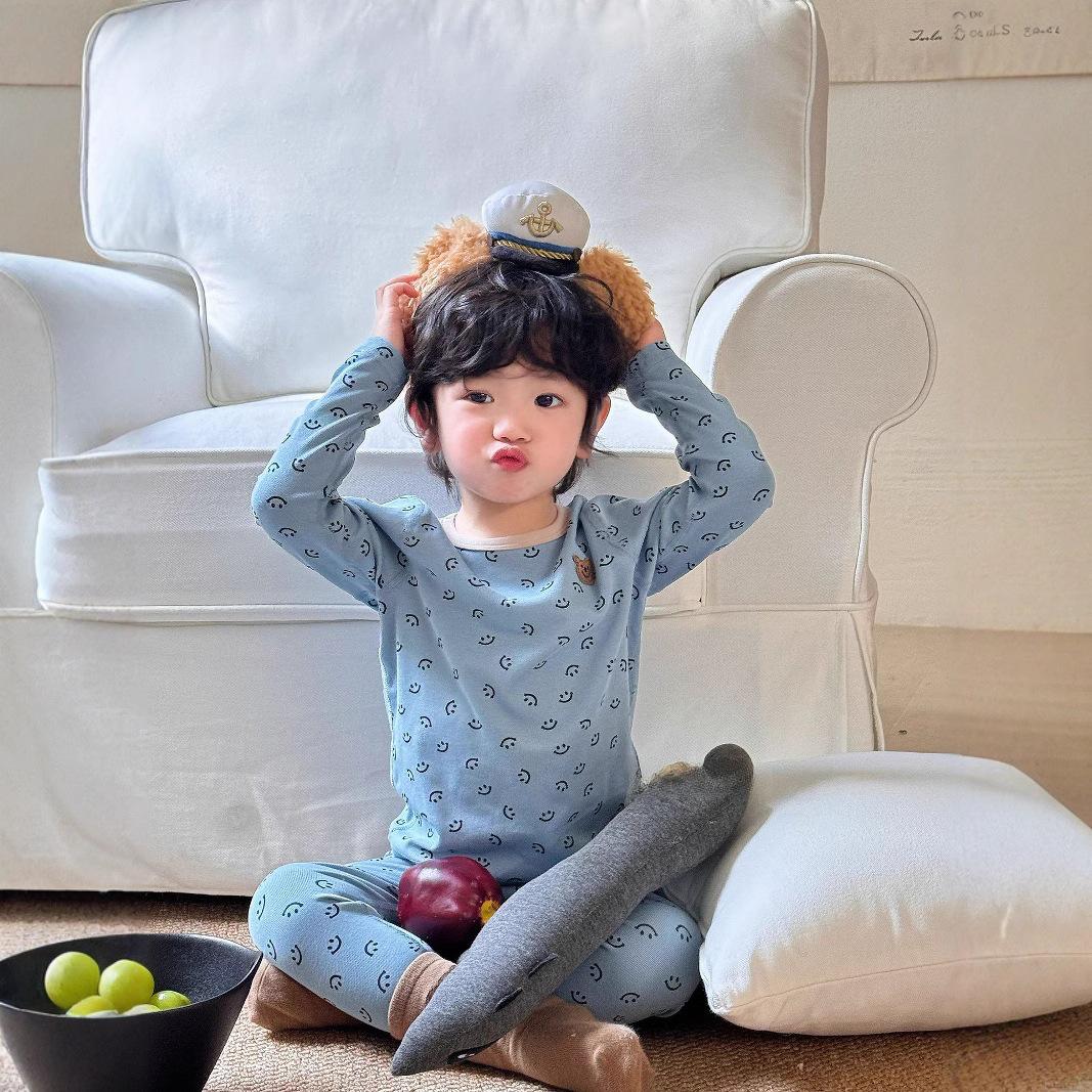 

Youkesi Children s 25th Anniversary Fun Pajamas Set - Unisex Round Neck