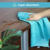 20Pcs Thickened Microfibre Cleaning Cloths 30x30cm Super Absorbent Cloths  House Cleaning