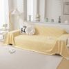 Nordic solid color four-season cotton thread blanket, simple seat cushion ins wind sofa towel, fashionable lunch break blanket