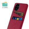 For Honor 200 Pro 5G Case Cloth+PC Hard Phone Cover with Dual Card Slots