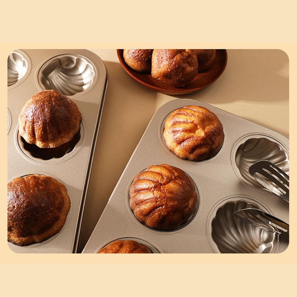 12 Cavity Cookie Tray Heat Resistant Madeleine Mold Cake Pan Professional Baking Mold  Desserts