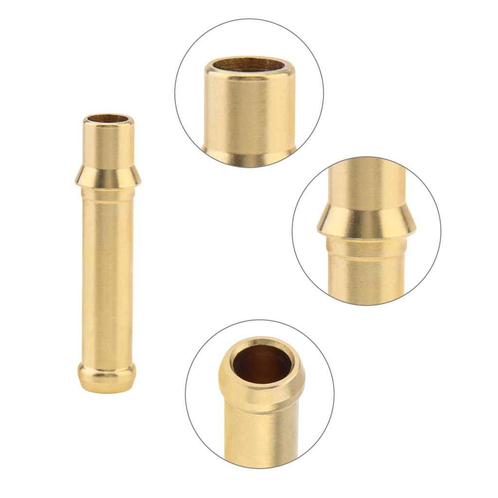 5pcs Heavy Duty Push Connector Transmission Flush Kit Brass Cooler Line Fittings with Clamps Fit for Vehicles 1996-2024 Models