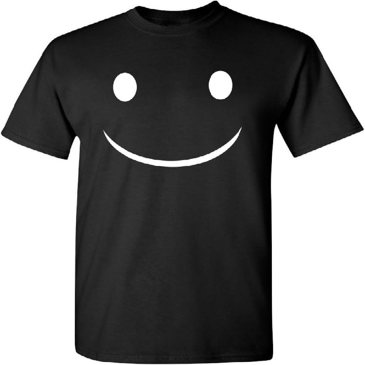 Happy Graphic Smile Sarcastic Novelty Funny Kids Youth T Shirt S