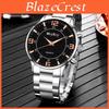 Minimalist Business Mens Quartz Watch With Steel Band For Office Wear