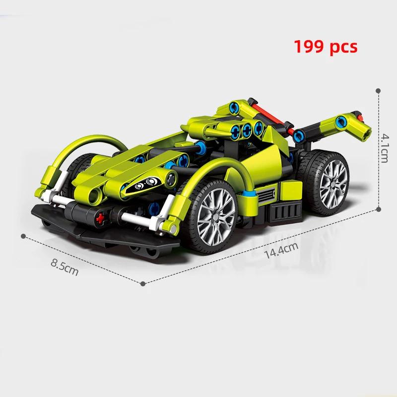For Technical City Speed Champions Sports Car Racing Car Super Racers Figures Building Blocks Bricks Garage Toys Gifts Friends
