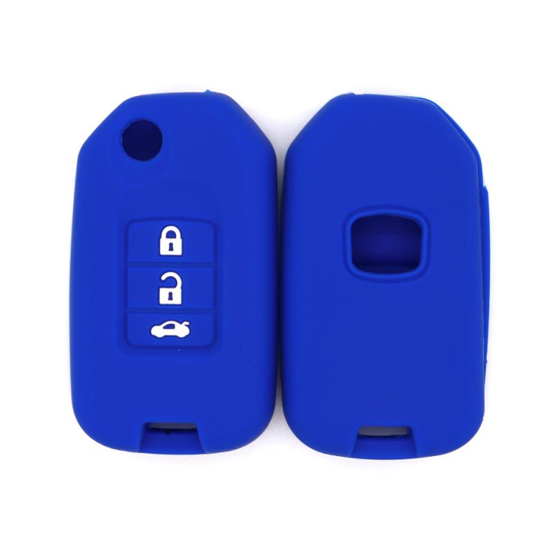 Fall-proof Key Cover Suitable for Honda Fit, Civic, CRV, Insight, H-XRV, Accord, Spiral Folding 3-key High-quality Key Bag