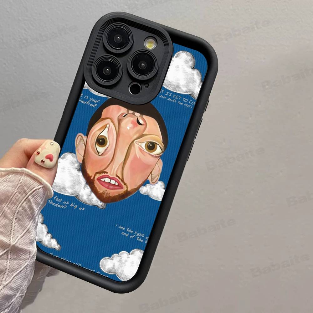 Custodia Morbida in Silicone Cool M-mac Miller per Telefono per iPhone 17 16 14 13 12 11 15 Pro Max Plus Air Cover