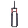 29in MTB Front Suspension Fork Red Double Air Chamber Suspension Straight Steerer Manual Lockout Aluminium Alloy Bike
