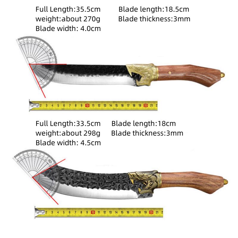 Ručně kovaný kuchyňský nůž Kuchařský nůž Sashimi Nože Sekáček na maso Krájení Řeznický nůž Nůž na ovoce Nástroje na vaření