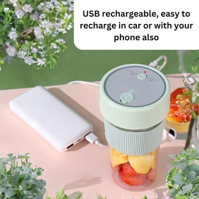 Liquidificador espremedor portátil com canudo, copo espremedor elétrico recarregável por usb, máquina de suco para shakes, frutas e vegetais