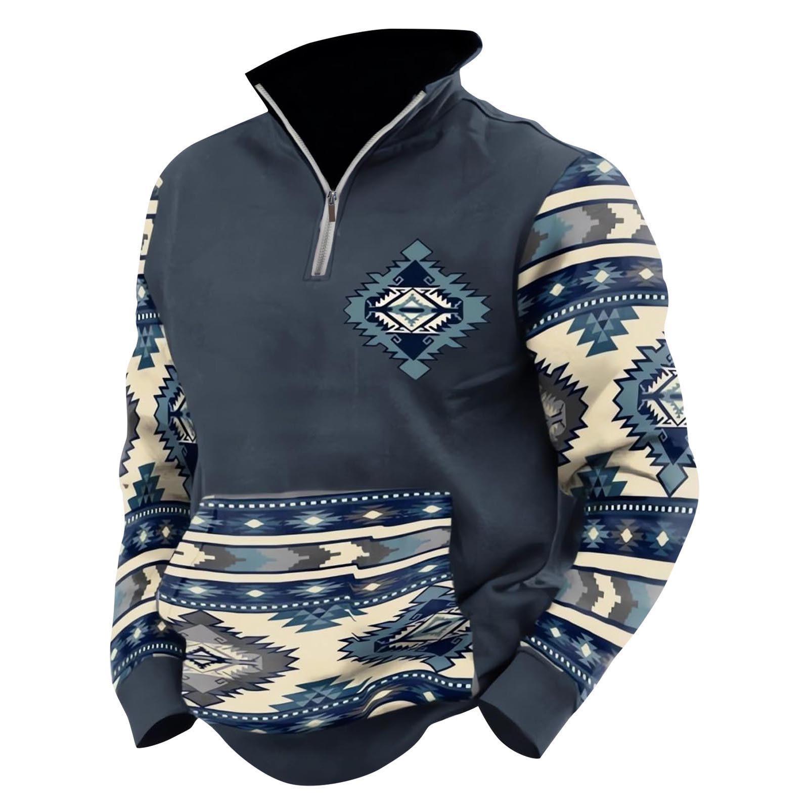 

Мужская уличная винтажная модная спортивная футболка с v-образным вырезом и длинным рукавом XXXXL тёмно-синий