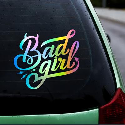 Bad Girl Decals & Bumper Creative&funny Stickers for Cartoon Fans&lover,high Quality for Car Trucks Motorcycles & Laptops