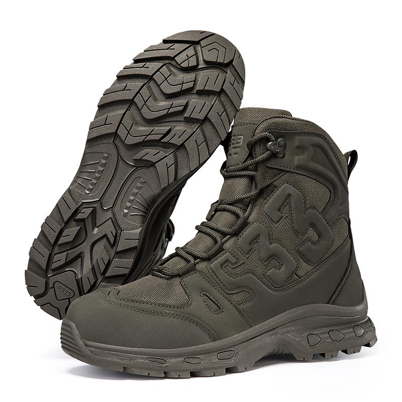 

Men s Tactical Boots Lace Up Desert Work Ankle Hiking Shoe Climbing Shoes Sneakers 47 зелений