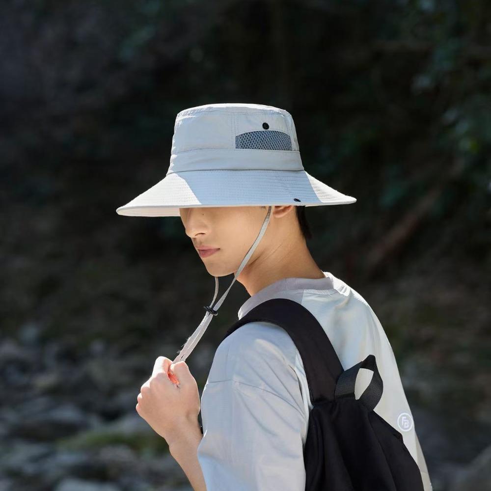 Wide Brim Fishing Hat Foldable Fisherman Hat Fashionable Western Cowboy Hat  Outdoor Camping