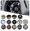 Aejask1 2025 Hot 4PCS/Set Universal Mercedes Benz 75mm Black and Silver AMG Hubcap Center Cap Upgrade Wheel Hub Cover