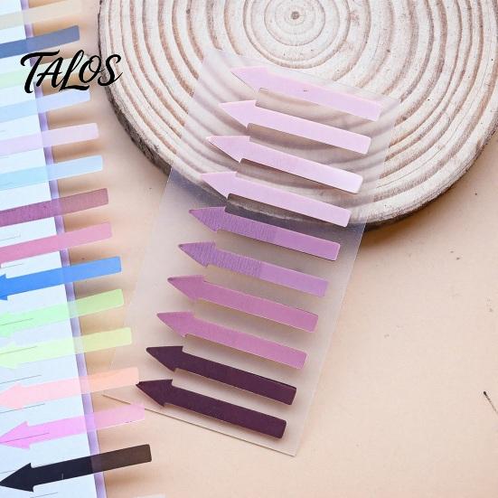 File Marking Tags Arrow Index Tab Stickers, Translucent PET Page Markers, Adhesive Markers Colorful Sticky Flags for Organizing Book And Dividers