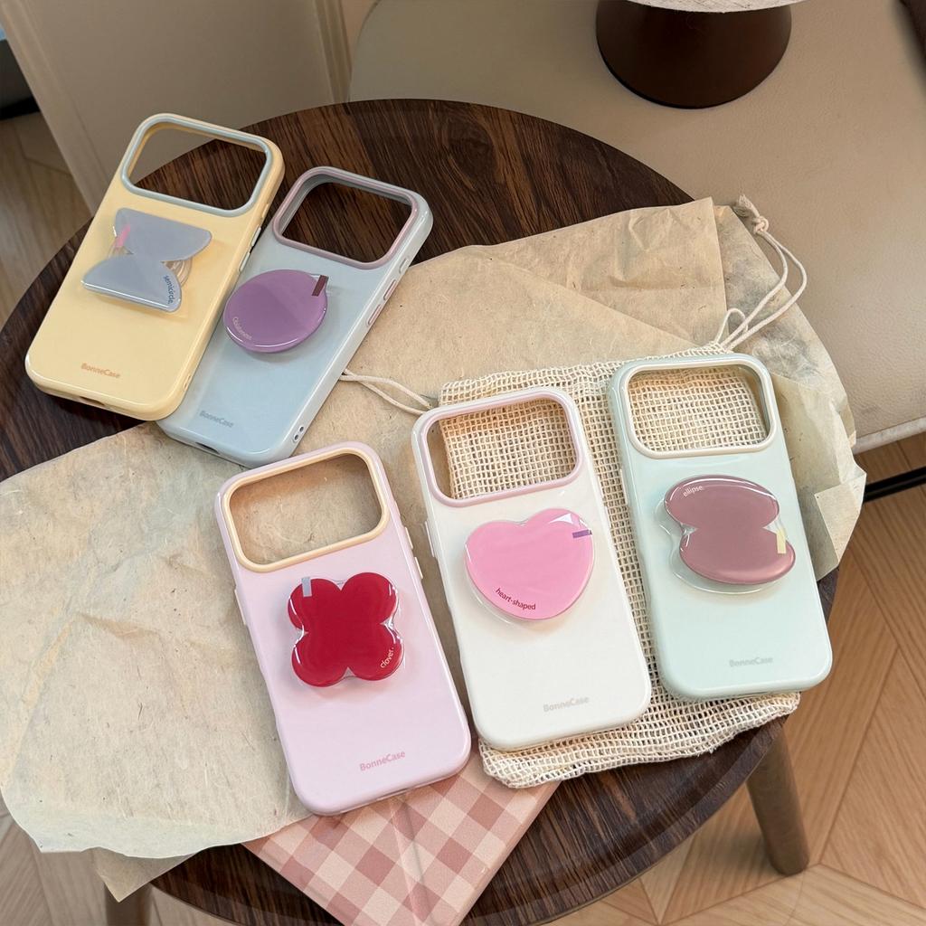 ins wind color irregular geometric bracket apple 17 pro mobile phone case iphone16 personalized soft 13 applicable 15