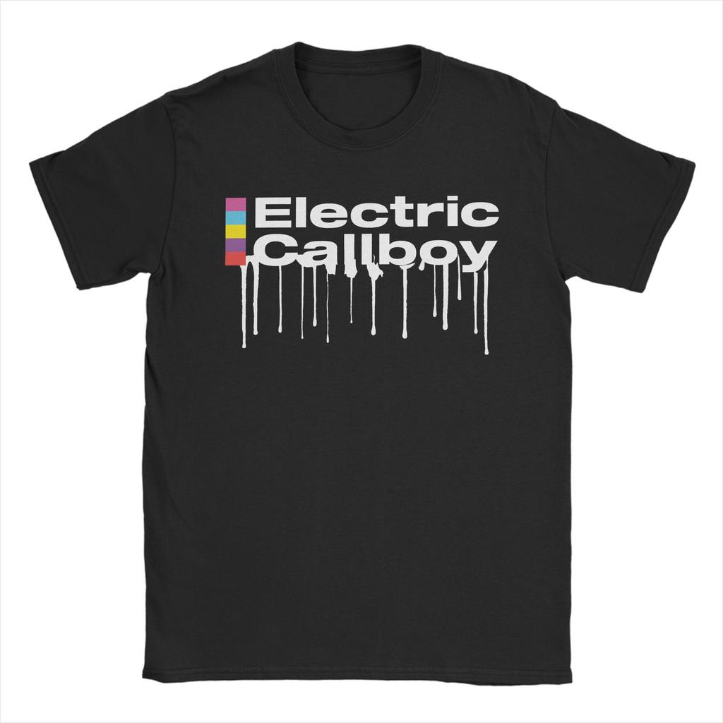 Men Women Graphic Printing Electric Callboy   Tee T Shirt 100% Cotton  T-shirts Clothes