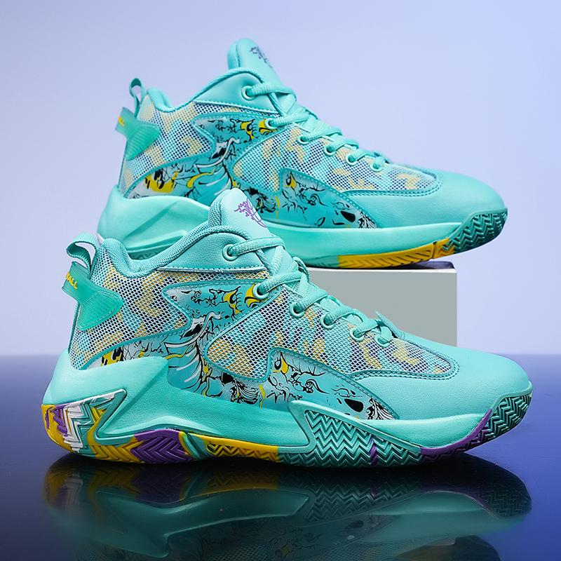 Basketball Shoes Breathable Confortable Sports Shoe Training Athletic Women Basketball Sneakers Shoes for Men with Free Shipping