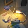 Mini LED Book Light Portable Clip Table Lamp 3 Mode Eye Protection Battery Powered Dimmable Bedside Reading Lamp USB Night Light