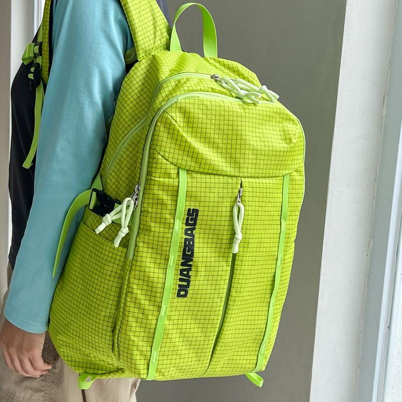 Damen Leichter Rucksack Herren Großer Rucksack Studenten Karorucksack