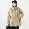 Herren-Dicke Warme Baumwolljacke - Lockerer Schnitt, Stehkragen, Trendige Winterkleidung