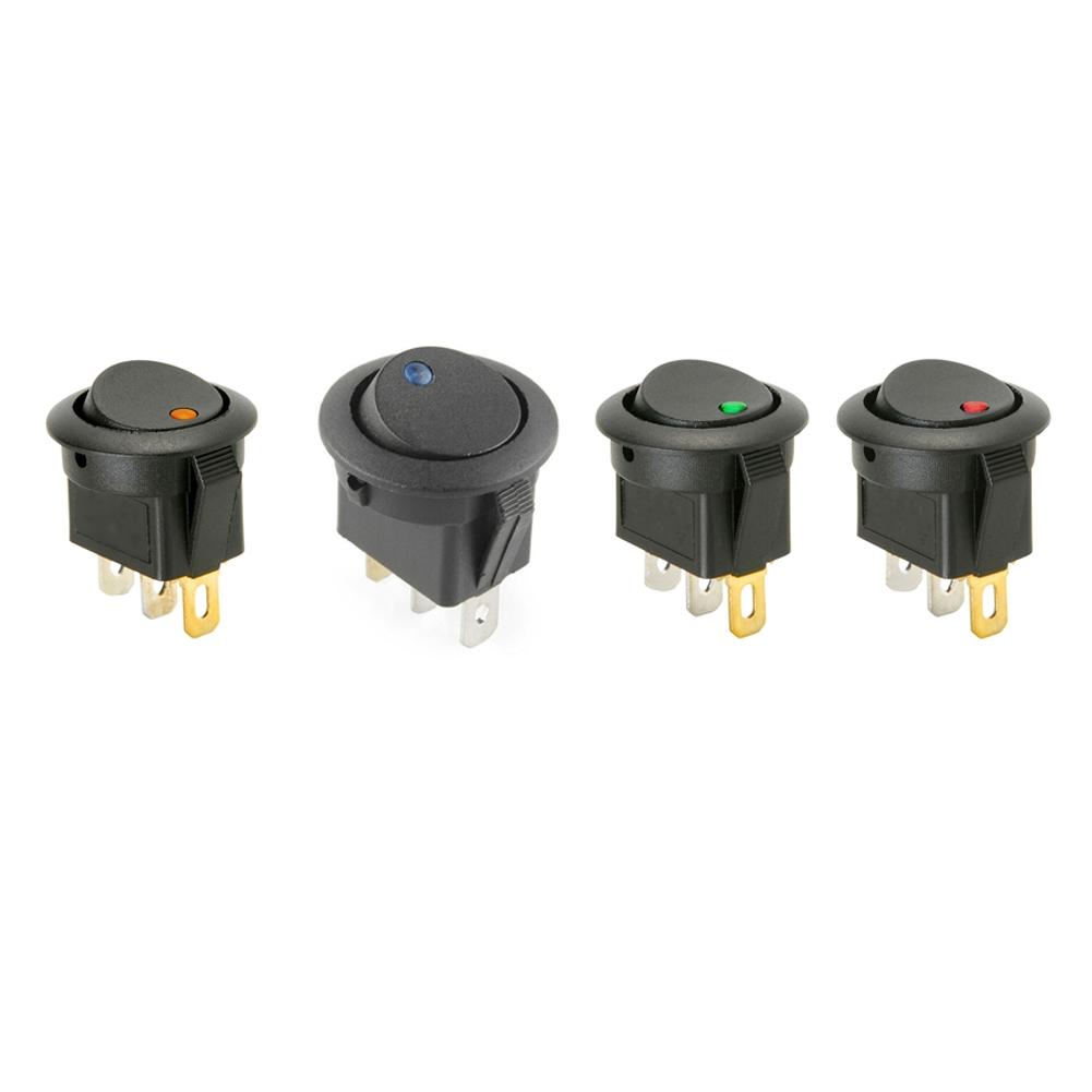 Brand New Rocker Switch Round ON/OFF Switch Parts SPST