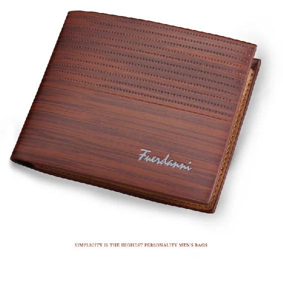 Fashion PU Leather Wallets Slim Business Male Pocket Credit Card Holder Purse Wallet
