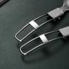 Portable 304 Stainless Steel Folding Cutlery Set: 3-Piece for Students & Outdoor Use