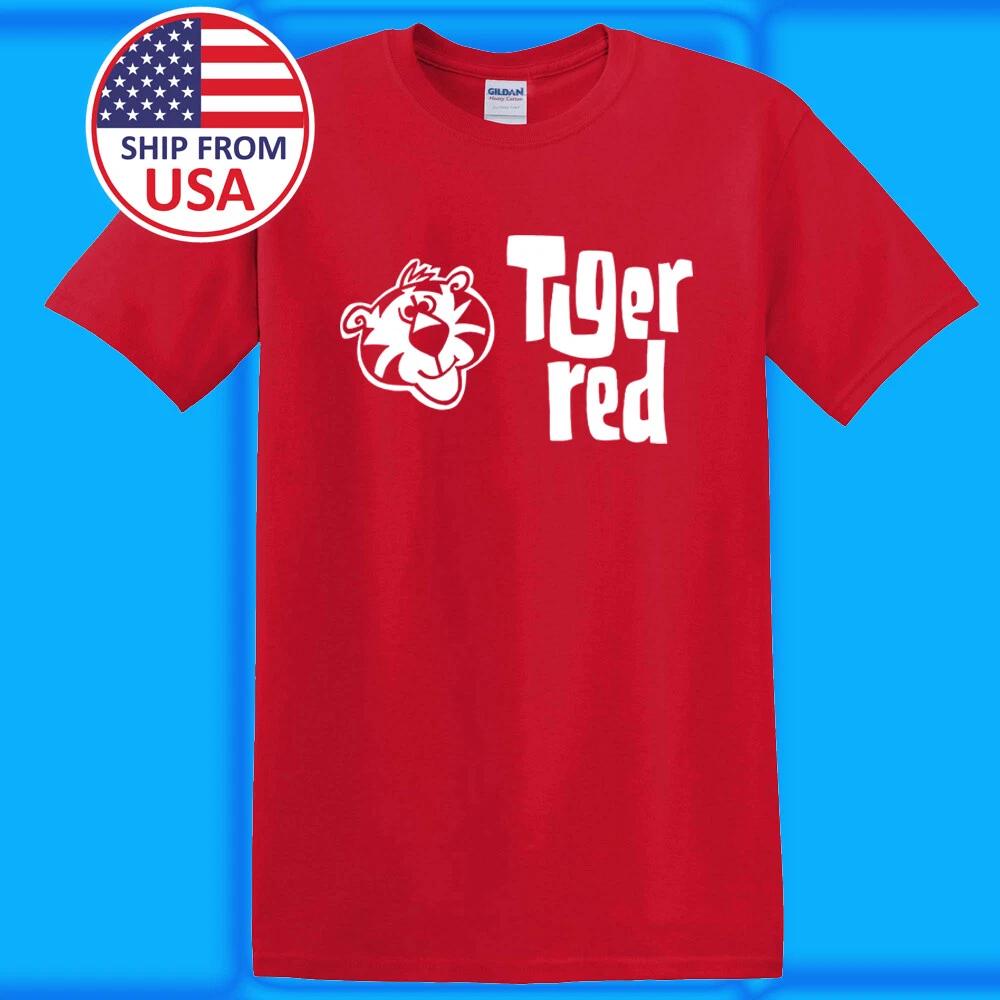 TIGER RED CREAM SODA Drink Men s Red Size S-5XL S