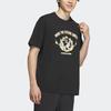Adidas Neo City Escape Graphic Print Round Neck T-Shirt Unisex Tops Black IA6850