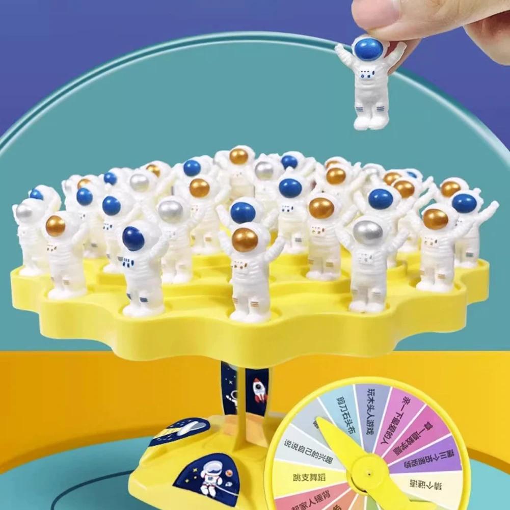 Spaceman Balance Tree Toy Set Children's Balance Match Game Toys Kids Balancing Board Gifts Parent-Child Interaction Table Games
