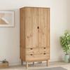 VidaXL Wardrobe OTTA 76.5x53x172 Cm Solid Pine Wood 348588
