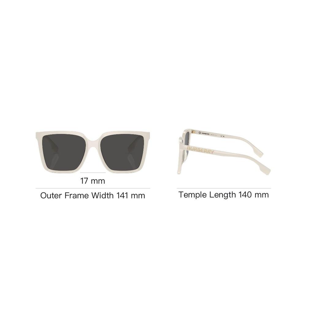 Burberry Square Sunglasses Women Sunglasses White 0BE4411D-410087