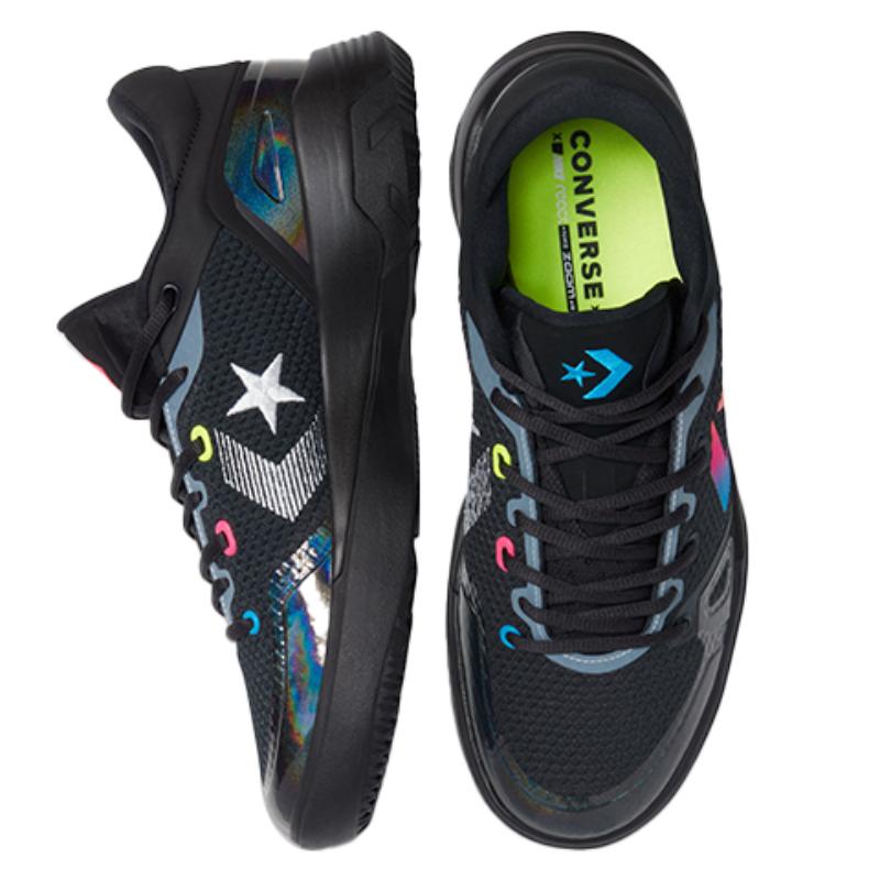 Converse G4 Fabric Low-Top Practical Basketball Shoes Unisex Black Color