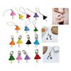Fun Mushroom Shaped Keychain User Friendly Material Multiple Colors Versatile Decoration For Teens Adults